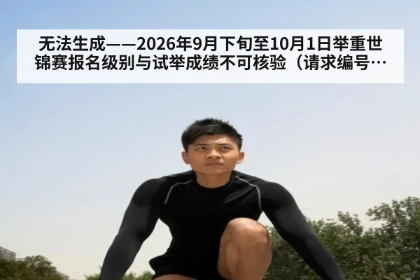 无法生成——2026年9月下旬至10月1日举重世锦赛报名级别与试举成绩不可核验（请求编号46-举重）